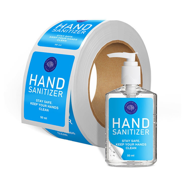 Sanitizer Bottle Label image